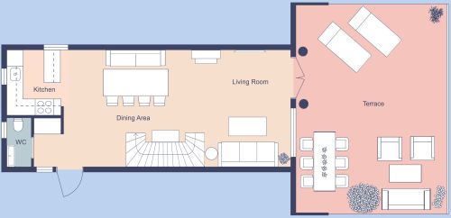 2 Story 3 Bedroom House Plan