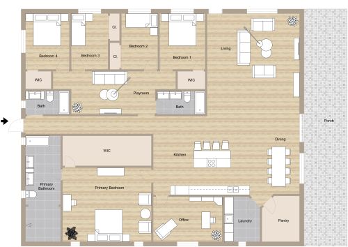5 Bedroom Barndominium