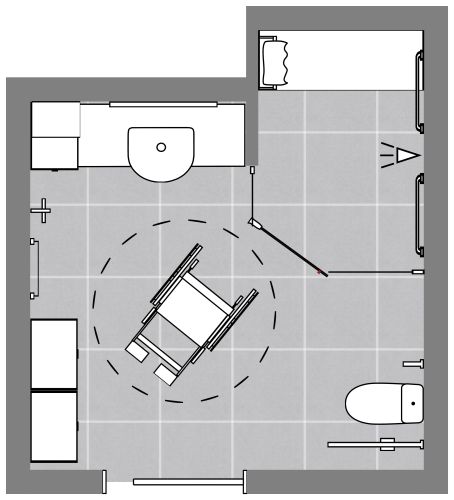 Accessible Bathroom with Large Shower