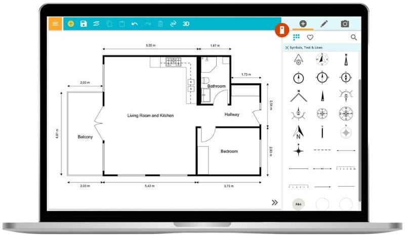 laptop with appraisal sketch software