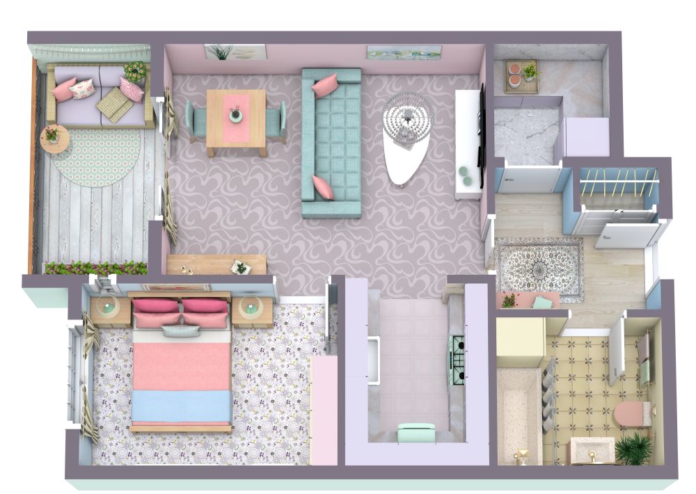 Cutecore Apartment Floor Plan