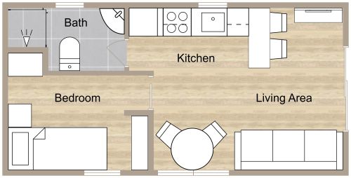 Floor Plan for Tiny House