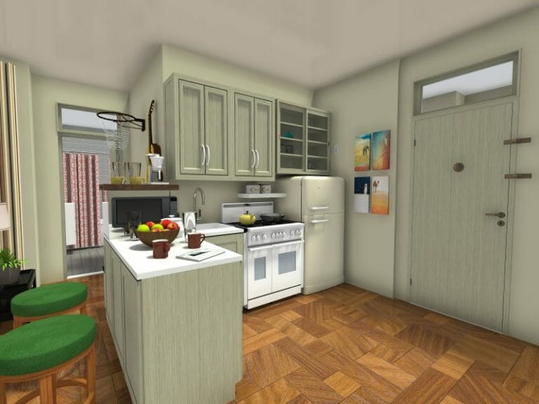 Friends tv show 3D Photo joey chandler apartment.
