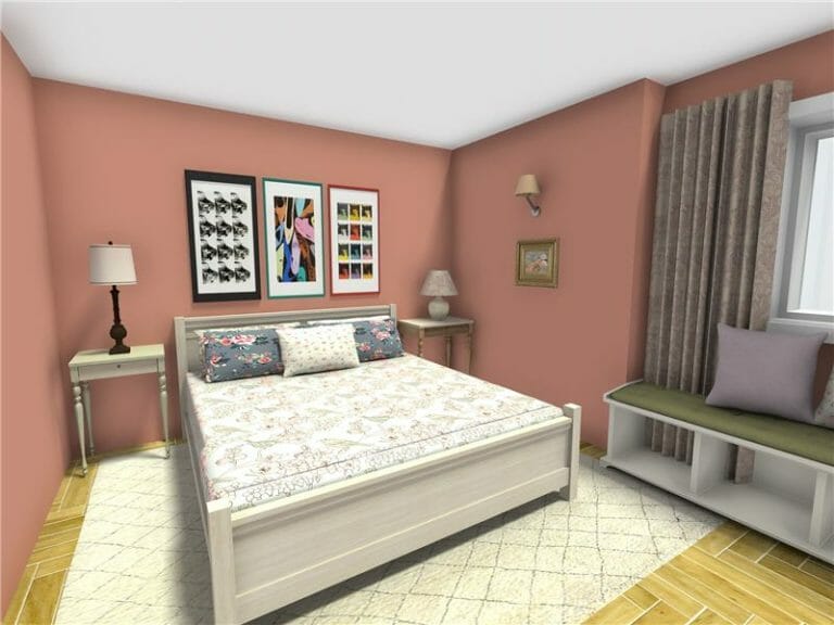 Friends tv show apartment bedroom monica.