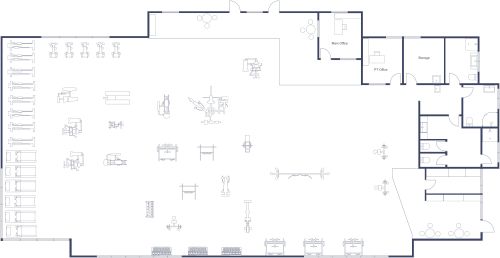 Gym With PT Offices