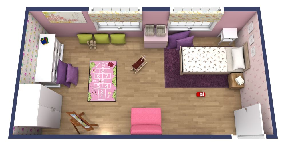 Little Girls Bedroom Idea