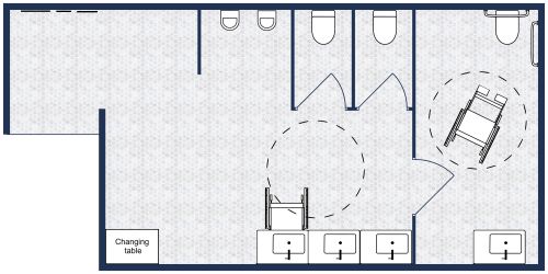 Men's ADA Bathroom