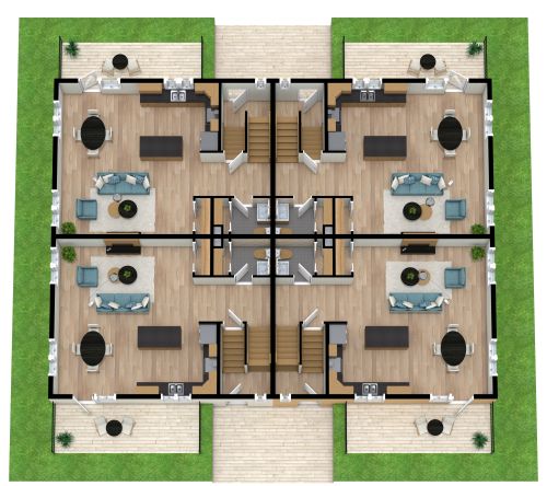 Multi-Family Home Floor Plan