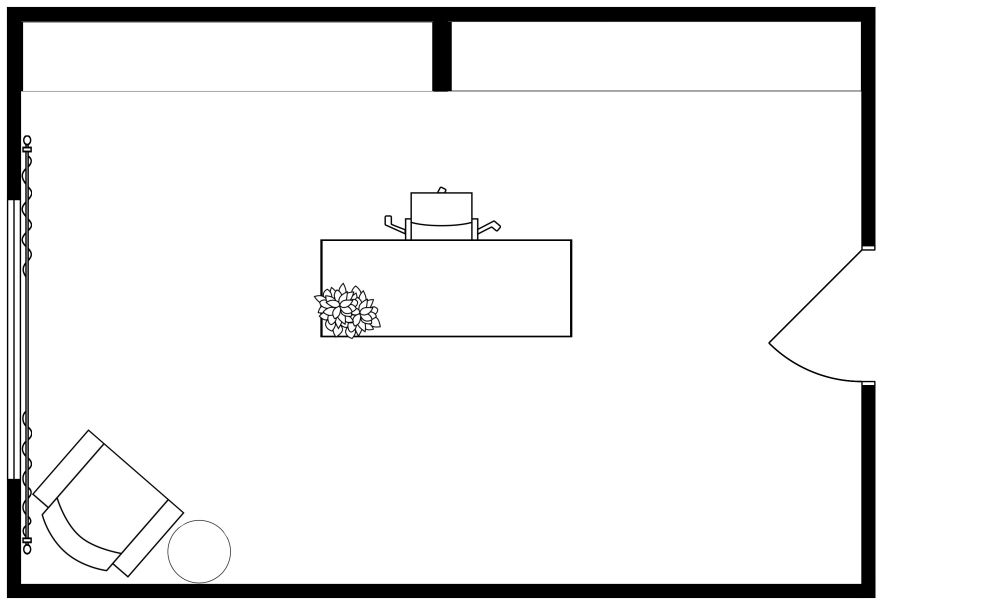 Office Plan 2D Floor Plan