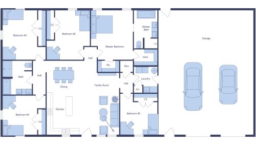 Penny Barndominium House Plan