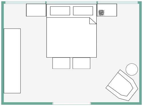 Primary Bedroom Hampton Style