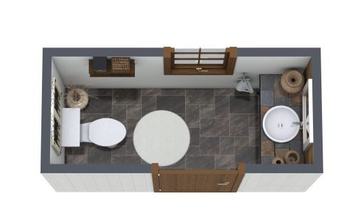 Rustic Powder Room