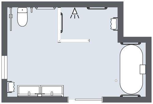 Senior Bathroom Floor Plan