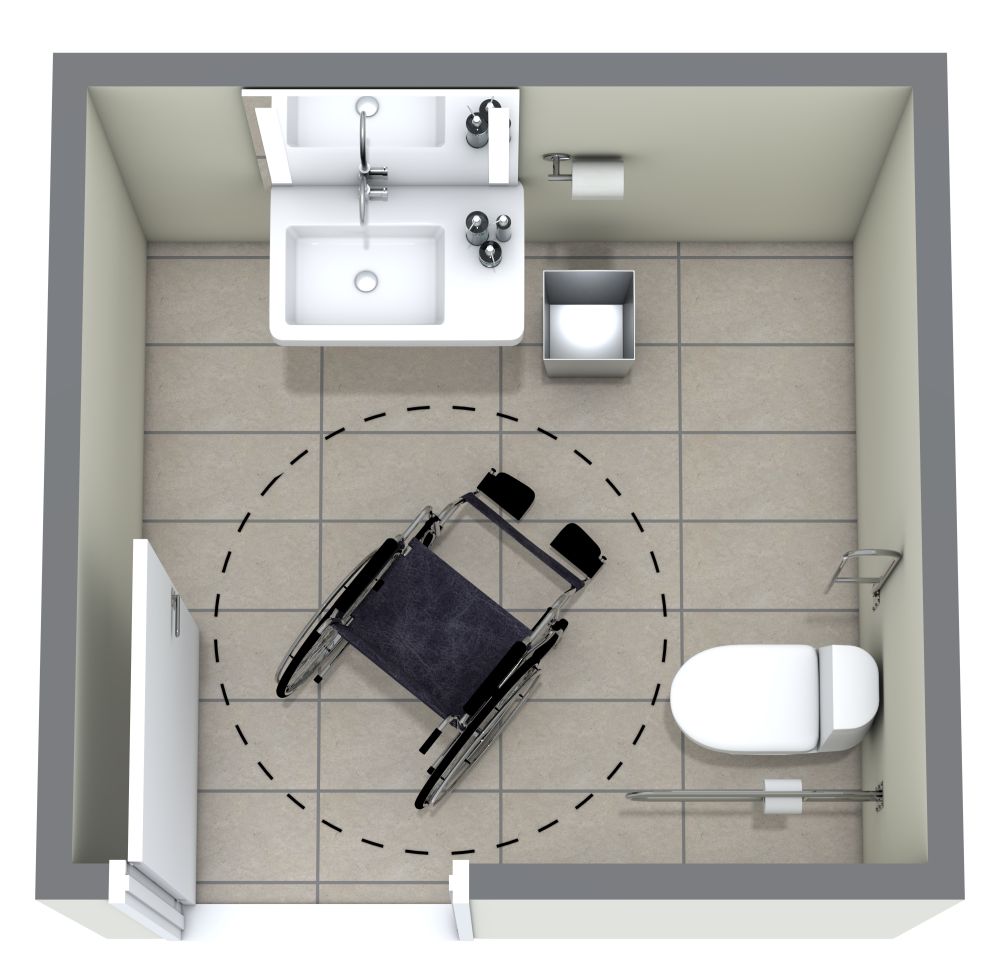 Small ADA Bathroom