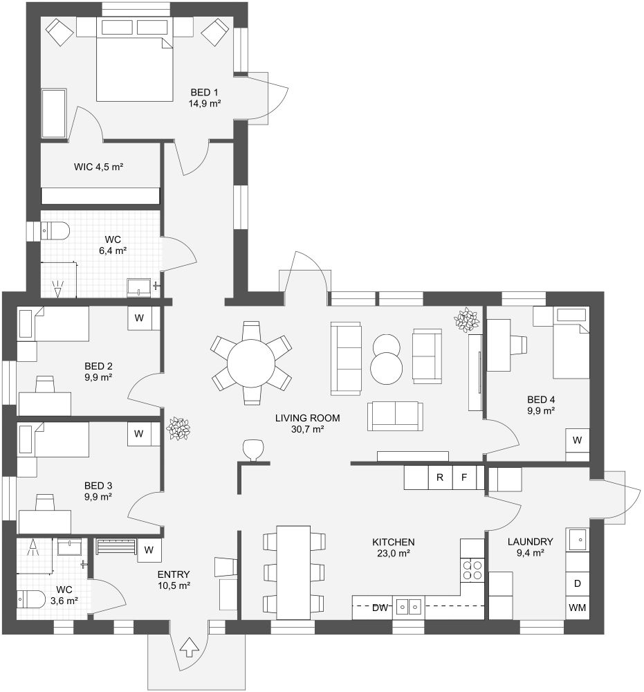 Smultronstallet 146 2D Floor Plan