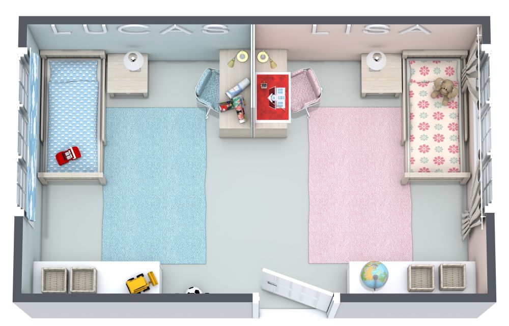 Twin Shared Nursery