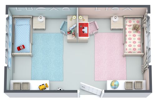 Twin Shared Nursery