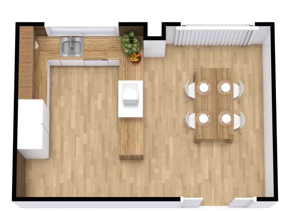 U-shaped Kitchen With Peninsula