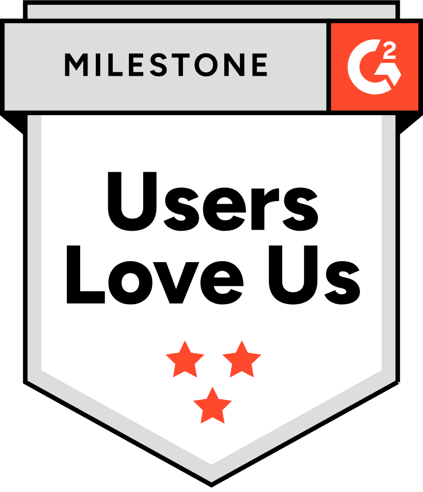 G2 Users Love Us award badge
